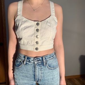 BCBGeneration Button up Top - Size 4 NWOT